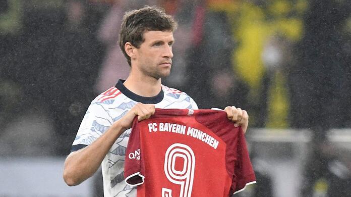 Gedenken an den verstorbenen Gerd: Thomas Müller.