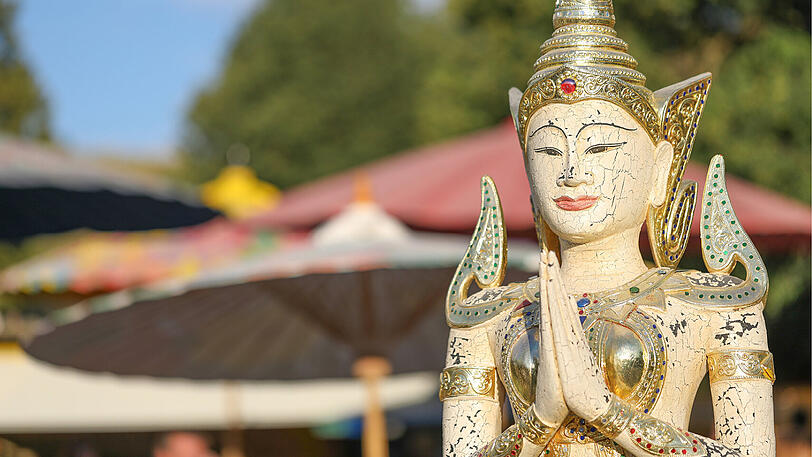 Ein Hauch von Fernost – der Asia Garten auf dem Tollwood.