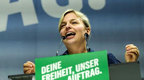 Katharina Schulze, Fraktionsvorsitzende der bayerischen Gr&uuml;nen, forderte mehr Selbstbewusstsein im Umgang mit der AfD.