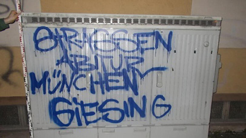 Dieses Graffiti kostet den Urheber eine Stange Geld.