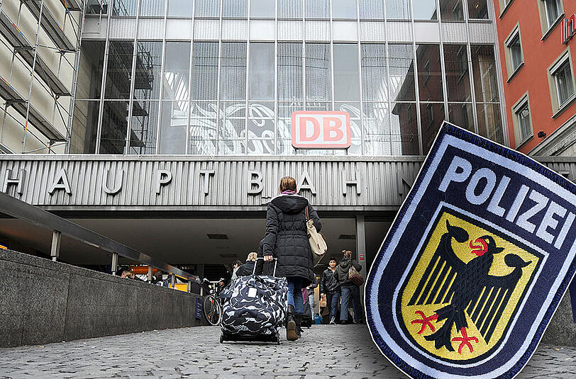 Im Hauptbahnhof ist ein 38-Jähriger ausgerastet, weil er seine Füße von der Sitzbank nehmen sollte.