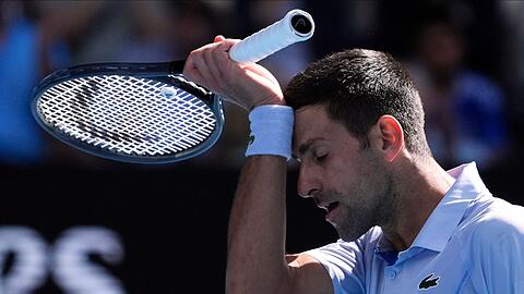 Muss sich im Halbfinale der Australian Open geschlagen geben: Novak Djokovic.