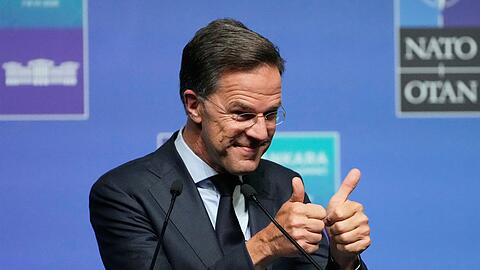 Nato-Generalsekret&auml;r Mark Rutte verbreitet vor dem Nato-Gipfel Optimismus.