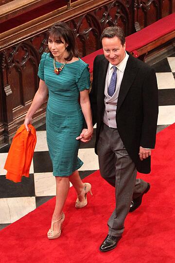 Premierminister David Cameron und seine Frau Samantha.