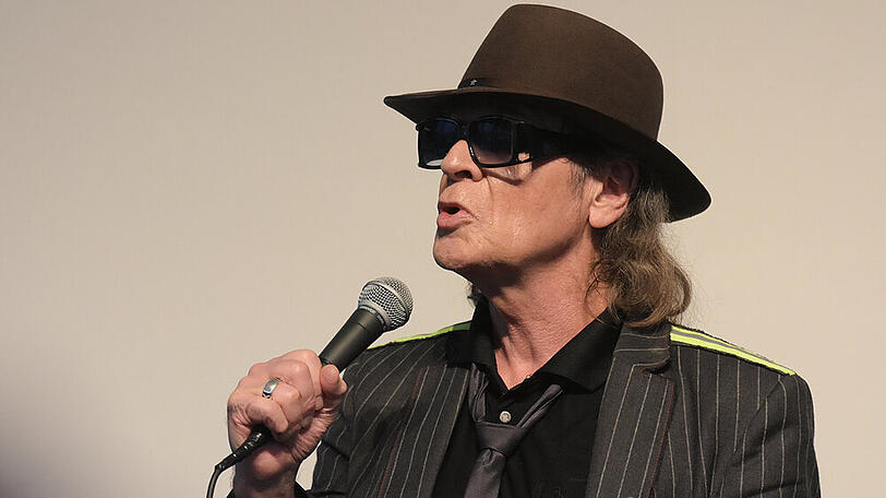 Udo Lindenberg bei einem Auftritt in Frankfurt