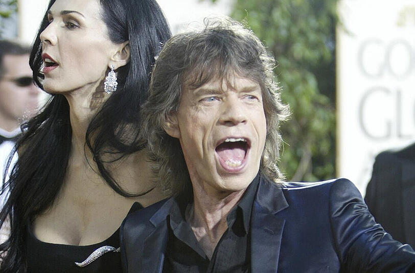 Foto aus 2005: Mick Jagger und L'Wren Scott. Sie wurde tot in einer New Yorker Wohnung aufgefunden