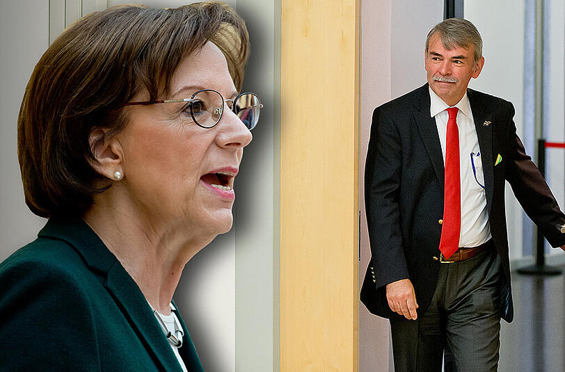 Der Fall Gustl Mollath steht exemplarisch für den Bedarf an Überarbeitung der Rechtslage. Sozialministerin Emilia Müller (l. CSU) hat am Donnerstag einen Gesetzesentwurf im Landtag vorgestellt.