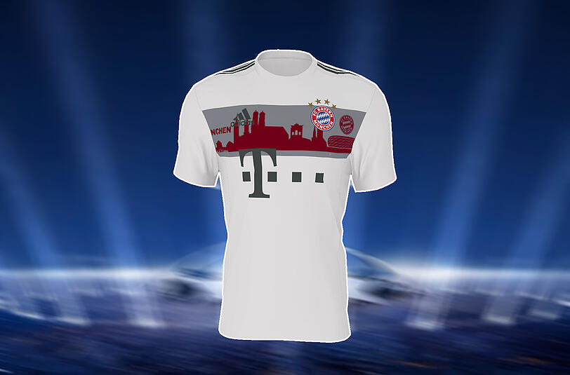 Fans entwerfen Designs für ein Bayern-Trikot: Eines dieser Leiberl wird das Champions-League-Trikot 2017/2018 des Rekordmeisters.