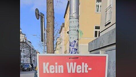 Ein Plakat in München der "Partei" Ein Plakat in München der "Partei"