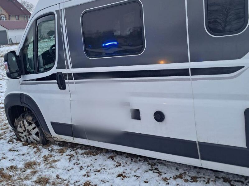 Das gestohlene Wohnmobil aus M&uuml;nchen.