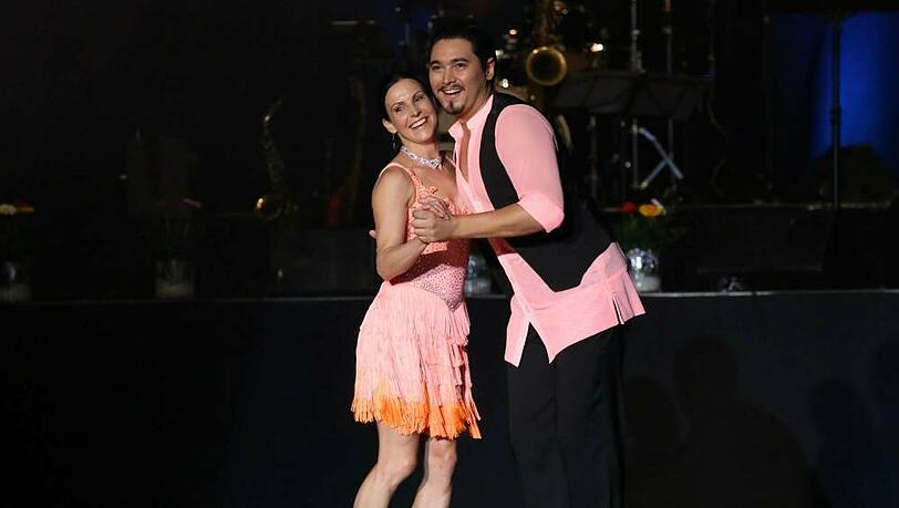 Sabrina Mockenhaupt an der Seite ihres "Let's Dance"-Partners Erich Klann Sabrina Mockenhaupt an der Seite ihres "Let's Dance"-Partners Erich Klann