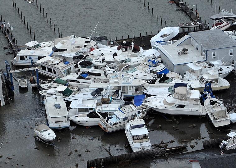 Aufräumen nach "Sandy": Die Bilder der Zerstörung aus den USA