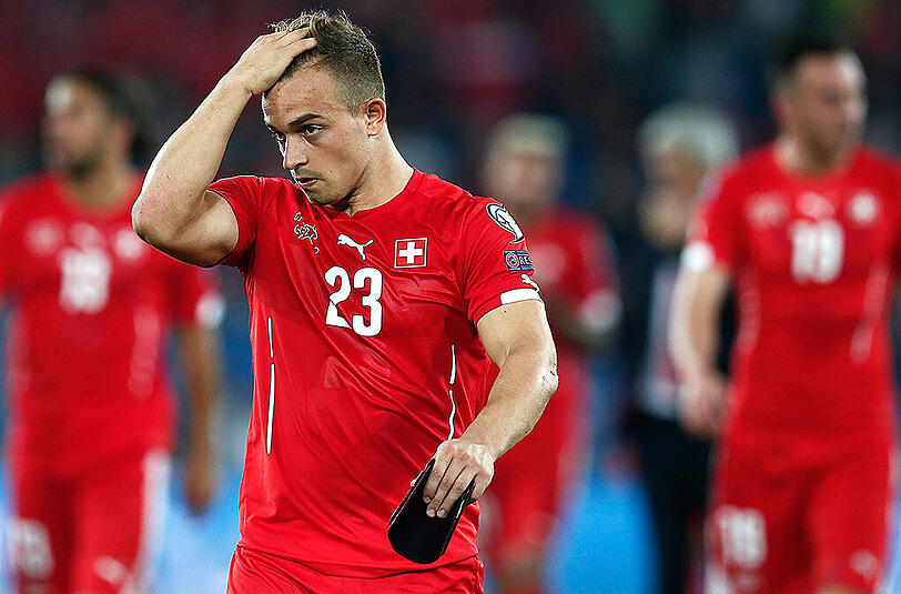 Xherdan Shaqiri unterlag mit der Schweiz in Slowenien mit 0:1.