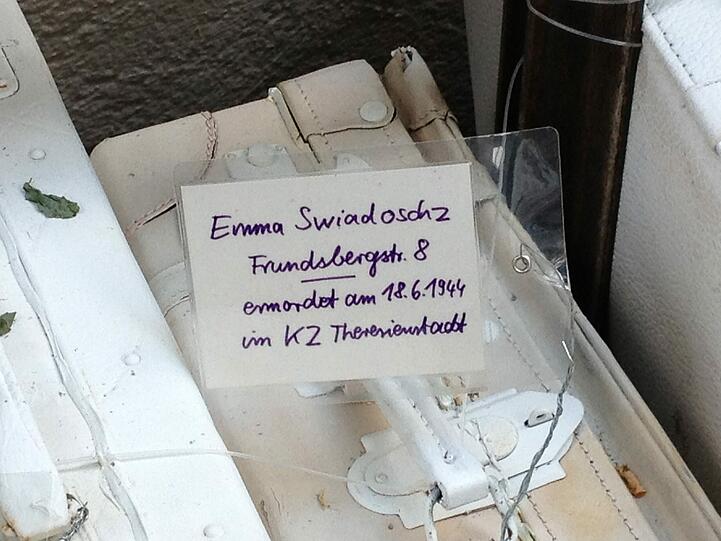 Sie alle haben in der Frundsbergstraße gewohnt, bevor sie in Konzentrationslagern ermordet wurden.