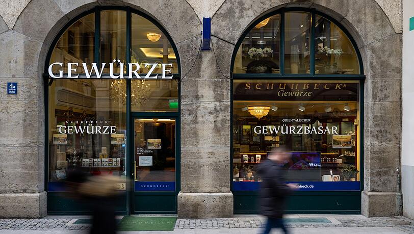 Der Gewürzladen von Star-Koch Alfons Schuhbeck, aufgenommen in München. Der Gewürzladen von Star-Koch Alfons Schuhbeck, aufgenommen in München.