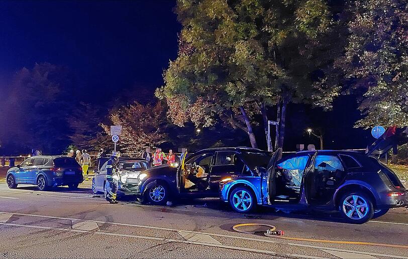 Bei dem schweren Unfall in Giesing wurden 9 Personen verletzt.