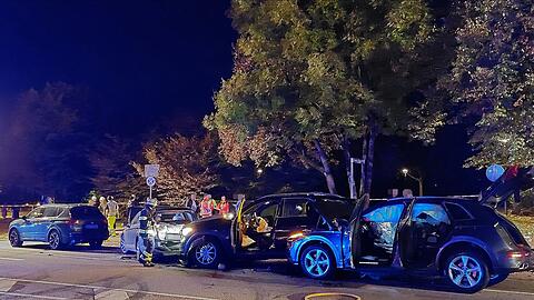Bei dem schweren Unfall in Giesing wurden 9 Personen verletzt.