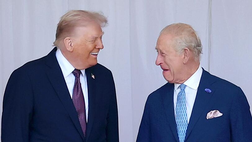 Trump bezeichnet König Charles III. als Freund.