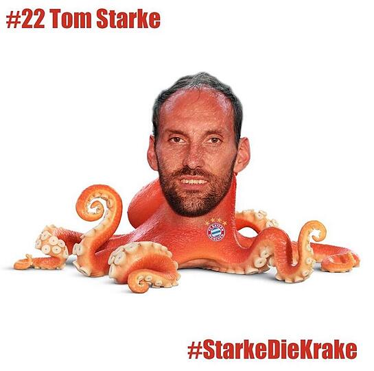 Tom Starke die Krake...