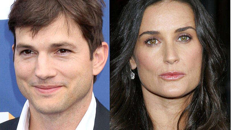 Ashton Kutcher verzichtet auf einen "bissigen" Kommentar für seine Ex-Frau Demi Moore