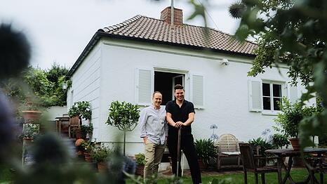 Leopold Lorenzoni (l.) und Felix Heinzelmann haben in Trudering ihr Traumhaus gefunden.