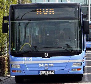 Ein Bus der MVG (Symbol)