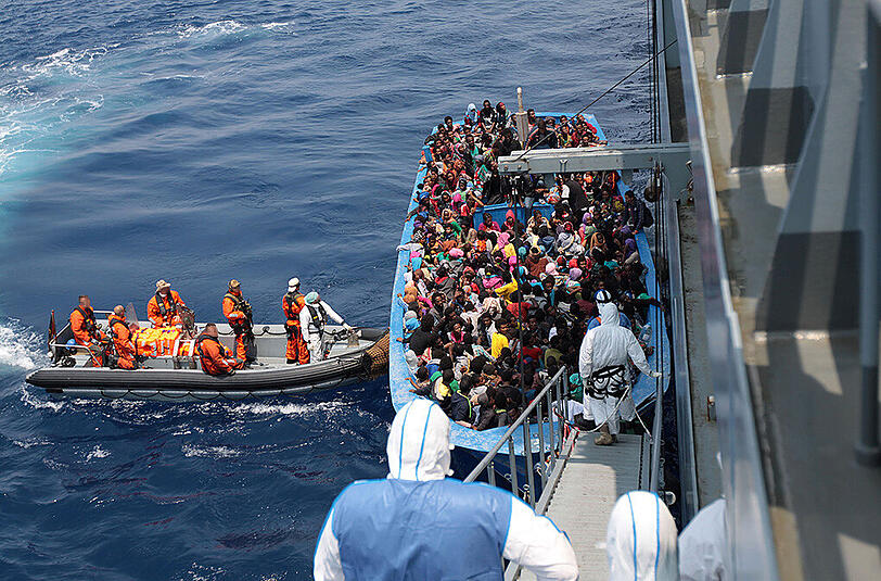 Auch im Winter schrecken Tausende Flüchtlinge nicht vor der gefährlichen Überfahrt über das Mittelmeer zurück.