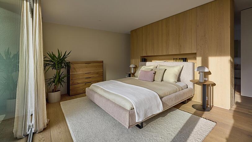 Eines der Schlafzimmer. Eines der Schlafzimmer.