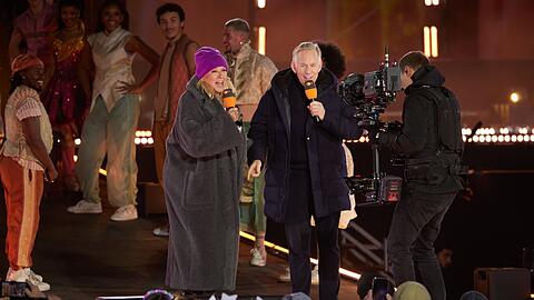 Andrea Kiewel und Johannes B. Kerner moderierten die Silvesterparty in den vergangenen Jahren. (Archivbild)