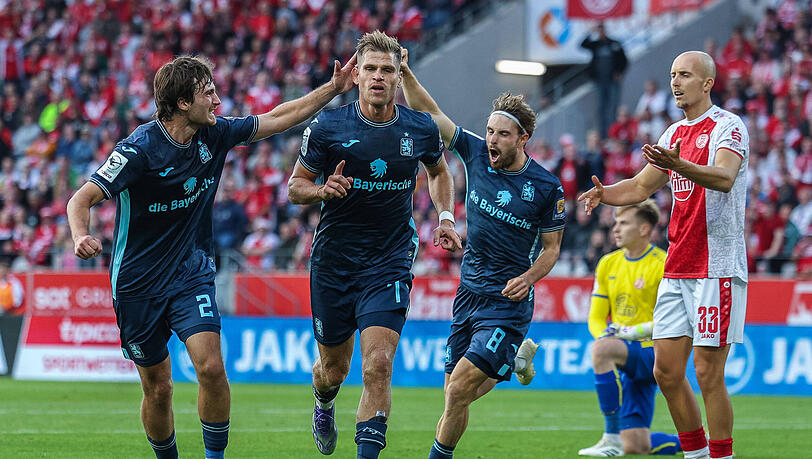 Sicherte dem TSV 1860 mit seinem Ausgleich den Punkt gegen Rot-Weiss Essen: Florian Niederlechner.