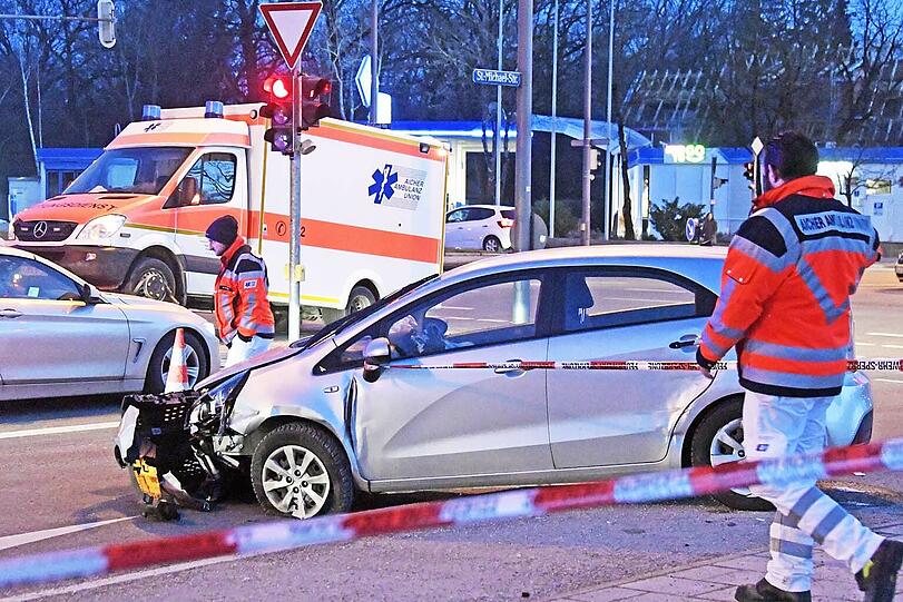 Heftiger Unfall in Berg am Laim. Die Bilder!