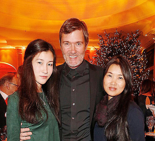 Fröhlich: DJ John Jürgens mit Frau Hayah Jürgens und Tochter Jasmin.