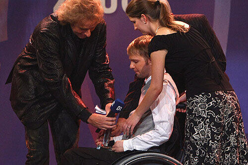 Der bewegendste Moment des Abends: Gottschalk ehrt Kittner