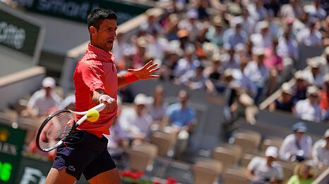 Novak Djokovic steht im Viertelfinale der French Open.