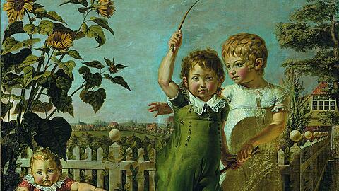 Schrazen müssen nicht niedlich sein: Auch die berühmten "Hülsenbeckschen Kinder" (1805/06) durften mit nach München.