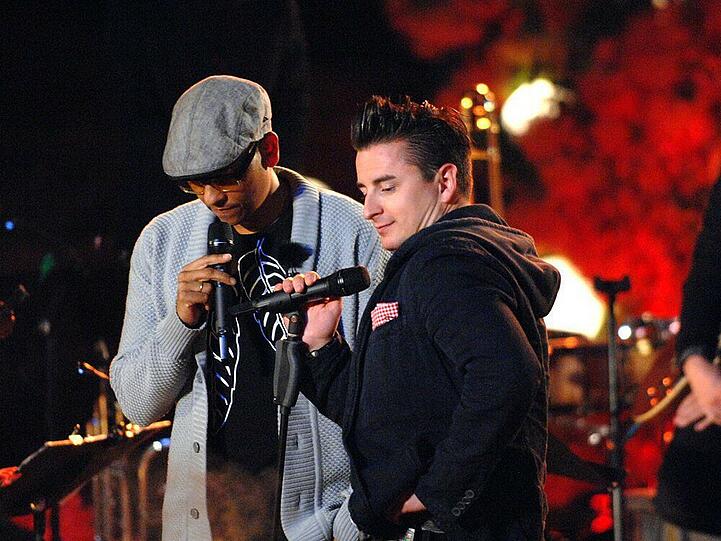 Xavier Naidoo und Andreas Gabalier im Duett beim "Tauschkonzert"
