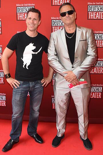 Ali Khan (r.) mit Sohn Nepo Fitz
