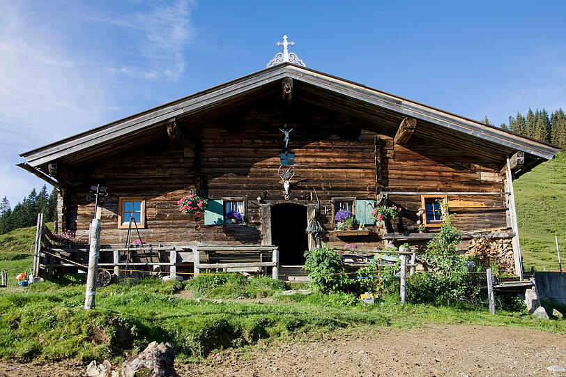 Liebevoll hergerichtete Berghütte in der Nähe von Brixen.