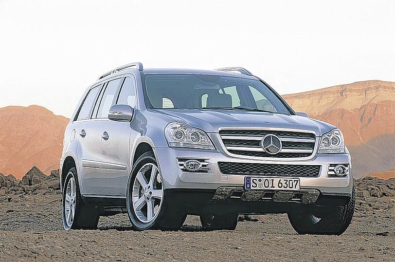 Ganz schön eindrucksvoll: Der Mercedes GL schaut stark aus &ndash; und ist es mit Achtzylinder&ndash;Diesel auch tatsächlich.