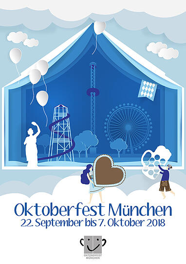 Oktoberfest-Plakat-Entwurf.