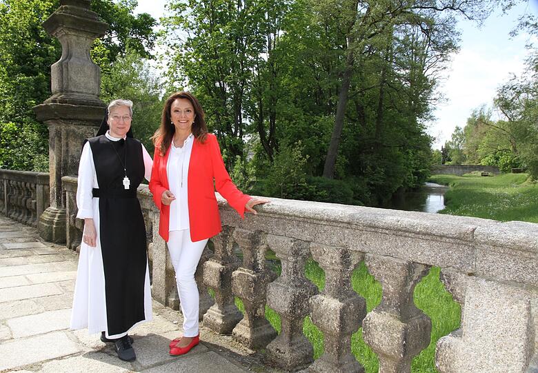 Uschi Dämmrich von Luttitz hat das Kloster Waldsassen besucht.