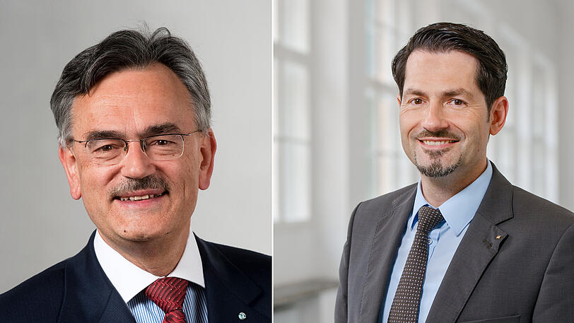 Hört nach 23 Jahren als TU-Präsident auf: Wolfgang A. Herrmann (links). Der neue Chef ab 2019: Thomas Hofmann (rechts).
