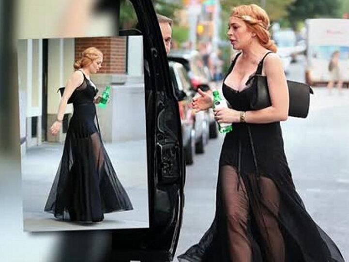 Ganz die Alte? Lindsay Lohan bei der New Yorker Fashionweek