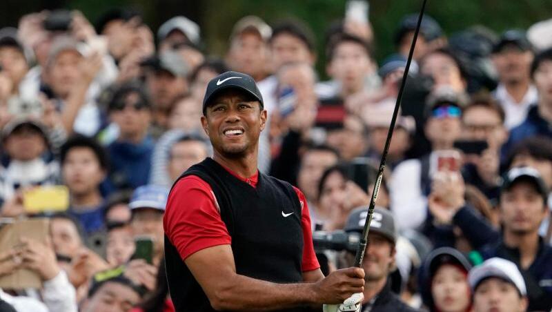Tiger Woods hat seinen 82. Sieg auf der PGA-Tour fest im Blick. Tiger Woods hat seinen 82. Sieg auf der PGA-Tour fest im Blick.