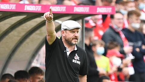 Neu an der Seitenlinie beim 1. FC Köln: Trainer Steffen Baumgart.