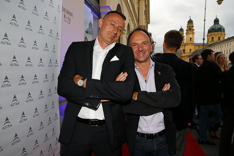 Wolfgang Elsäßer (Geschäftsführer der ASTRA Deutschland GmbH), Marko Tomazin