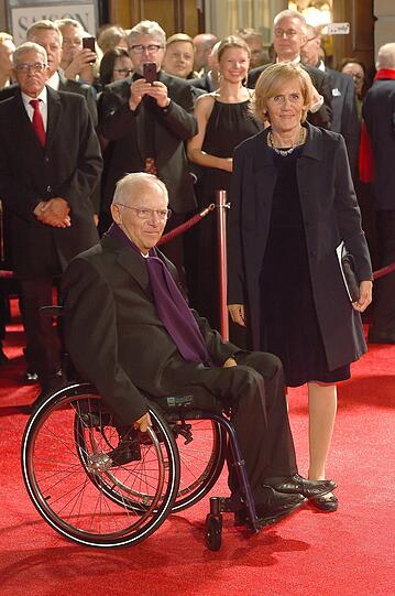 Wolfgang Schäuble mit Frau Frau Ingeborg