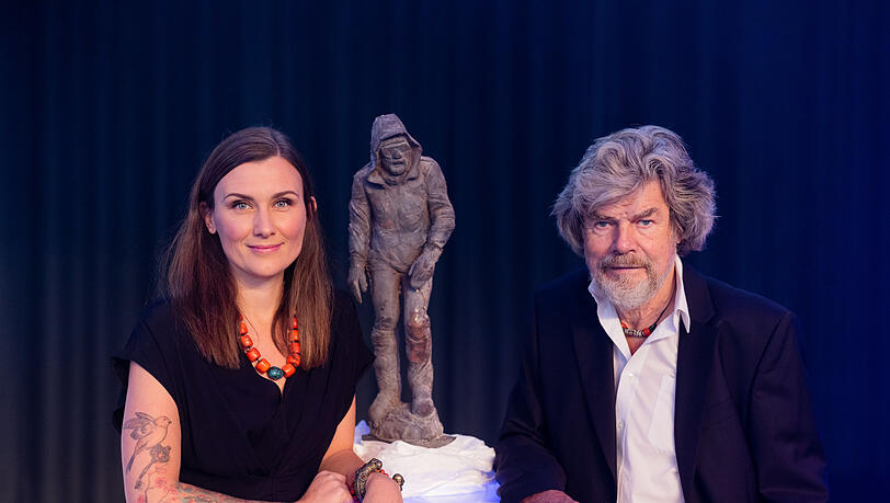 Reinhold Messner und seine Frau Diana. Reinhold Messner und seine Frau Diana.