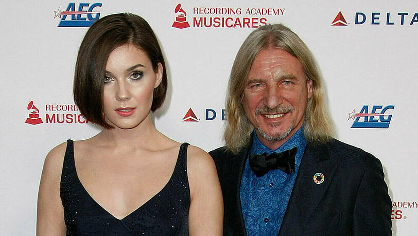 Nathalie Volk und Frank Otto bei einem Auftritt im Januar 2020 in Los Angeles Nathalie Volk und Frank Otto bei einem Auftritt im Januar 2020 in Los Angeles