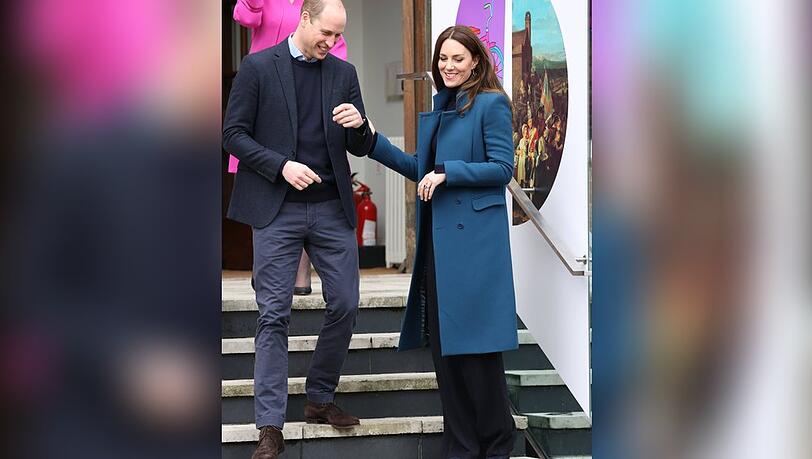 Prinz William und Herzogin Kate bei ihrem ersten Termin 2022 in London.